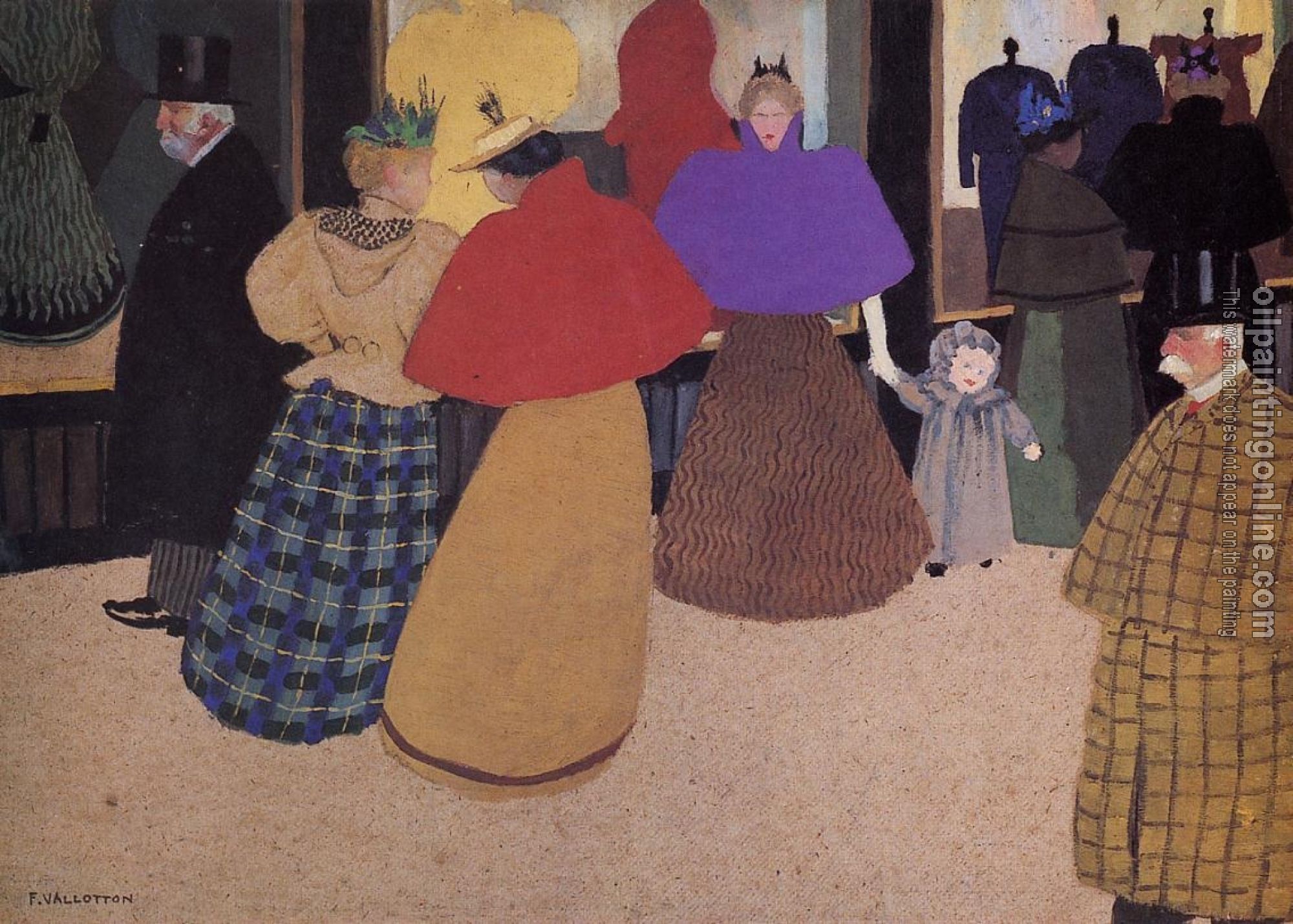 Felix Vallotton - Street Scene